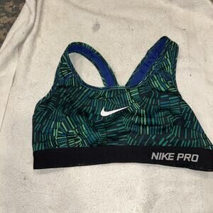 Nike Pro Dri-FIT Sports Bra Women's Classic Tidal Size Small